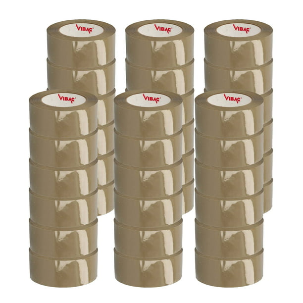 36 ROLL 2" x 110 Yards Tan Brown Packing Tape 1.6 Mil